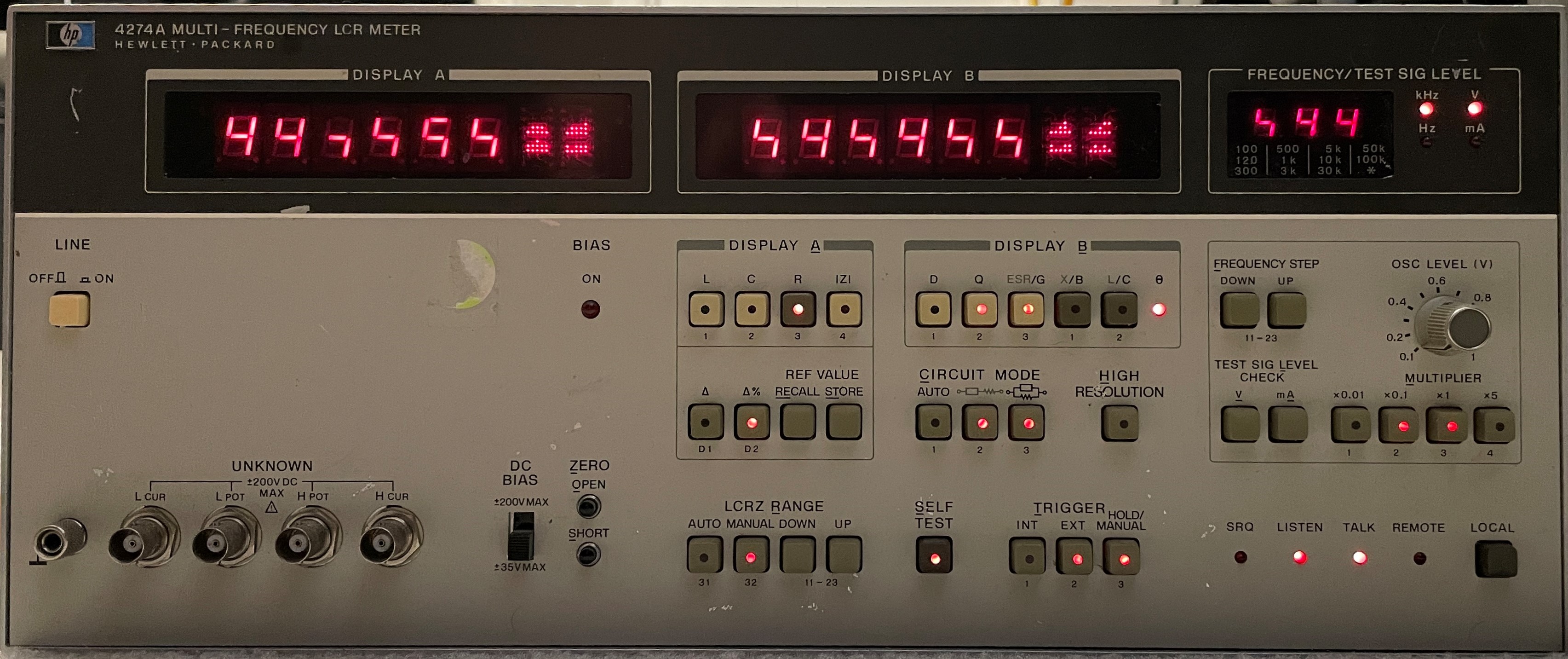 HP 4274A LCR Meter Page 1